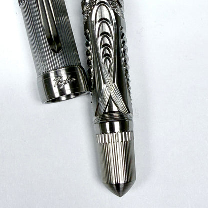 Victorian Steel Crystal Fountain Pen